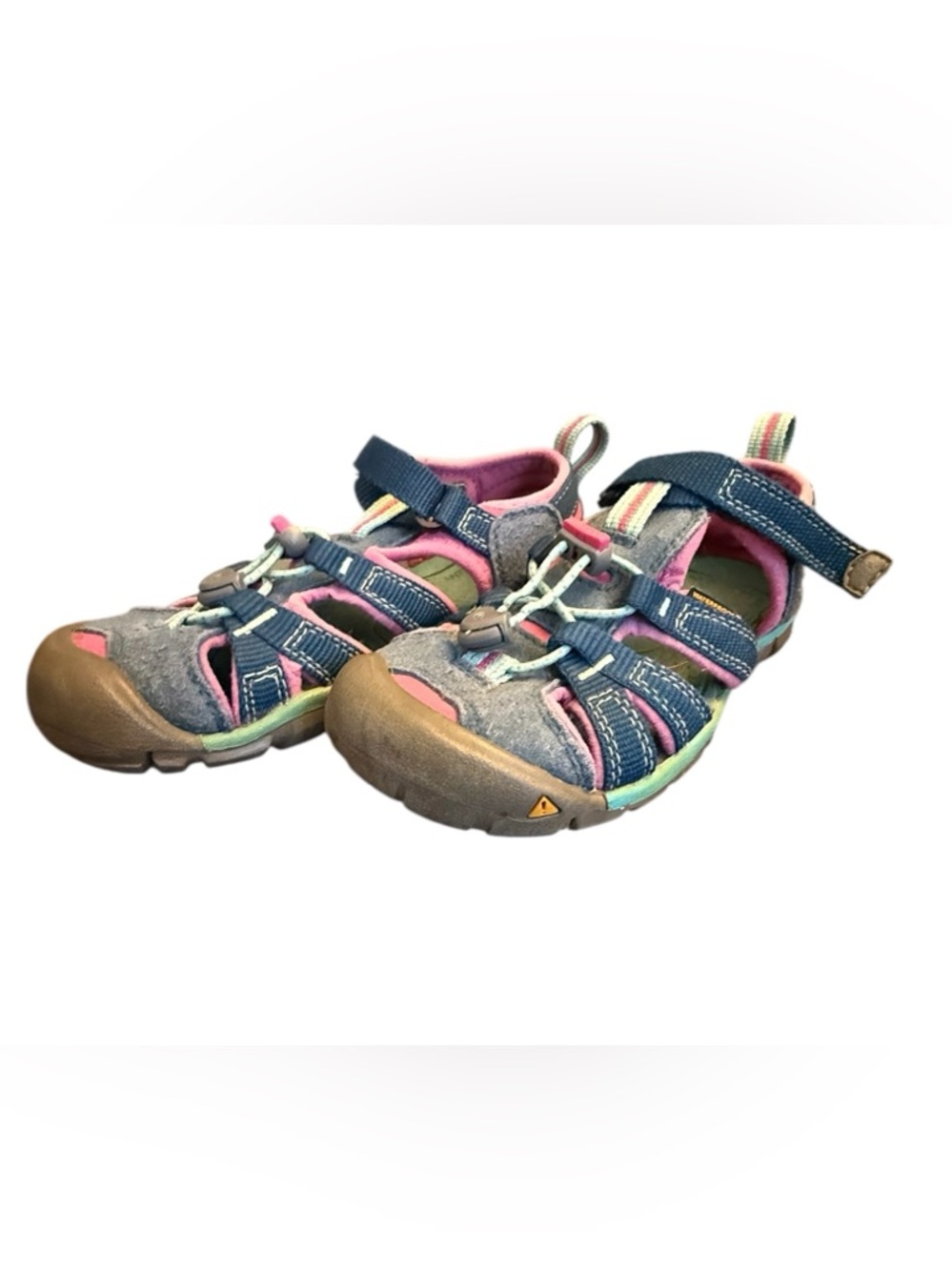 KEEN Youth Girls Navy Blue & Pink SEACAMP II Sandals
Size: 12